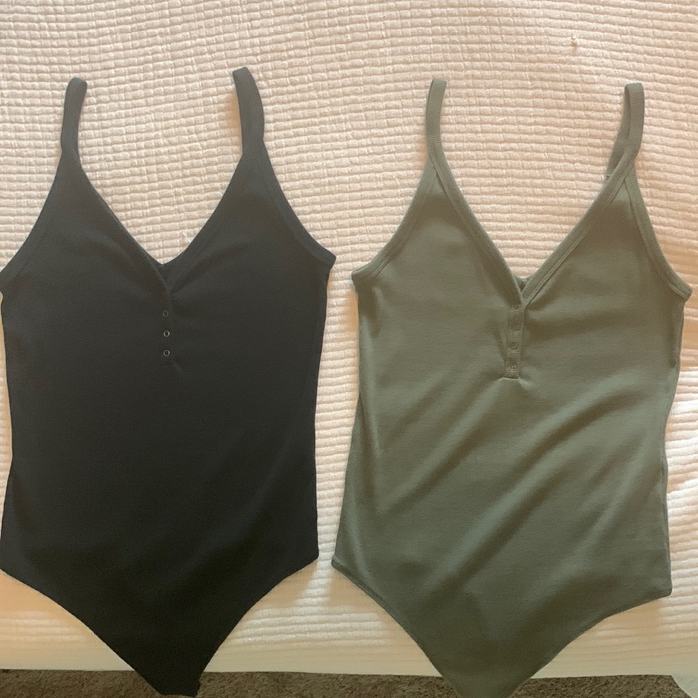 NWOT 2 Abercrombie & Fitch bodysuits. Both size large